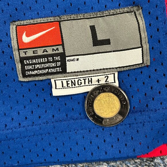 Nike Ben Wallace Detroit Pistons NBA Basketball Jersey Sz L + 2 - Picture 4 of 11